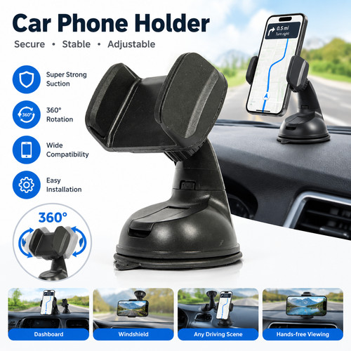 360 car phone holder - in,