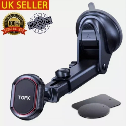 Magnetic car phone - phone, holder